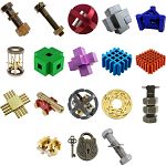 Group Set 402 - 36 Metal Puzzles (18 x 2)