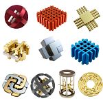 Group Set 402-2 (Level 8-10) - 20 Metal Puzzles (10 x 2)