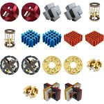 Group Set 402 - 2 (Level 8-10) - 18 Metal Puzzles (9 x 2)