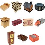 Group Set 403-Full Set: 22 Wood Puzzle Boxes (11 x 2)