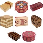 Group Set 403-1 (Level 5-7) - 16 Wood Puzzle Boxes (8 x 2)
