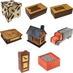Group Set 403-2 (Level 8-10) - 16 Wood Puzzle Boxes (8 x 2)