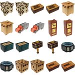 Group Set 403-2 (Level 8-10) - 20 Wood Puzzle Boxes (10 x 2)