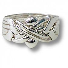 6 Band - Sterling Silver Puzzle Ring