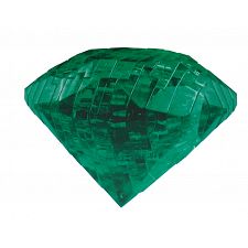 3D Crystal Puzzle - Gem - Emerald Green