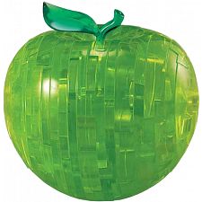 3D Crystal Puzzle - Apple (Green) - 
