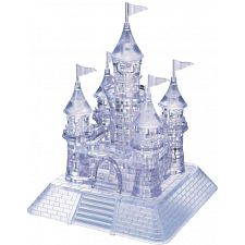 3D Crystal Puzzle Deluxe - Castle (Clear)