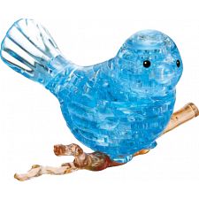 3D Crystal Puzzle - Bird (Blue)