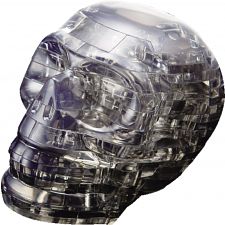 3D Crystal Puzzle - Skull (Black)