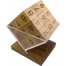 3D Wooden Sudoku Cube