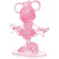 3D Crystal Puzzle - Minnie Mouse (Pink)