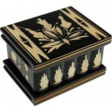 Romanian Puzzle Box - Medium Black