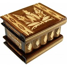 Romanian Puzzle Box - Medium Brown