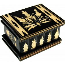 Romanian Puzzle Box - Small Black