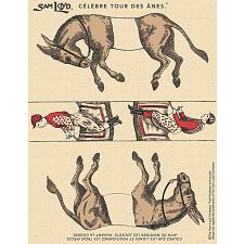 Famous Trick Donkeys - Color - French