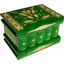 Romanian Puzzle Box - Medium Green