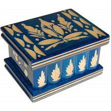 Romanian Puzzle Box - Small Blue