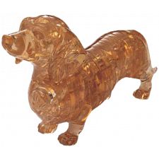 3D Crystal Puzzle - Dachshund - 