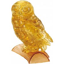 3D Crystal Puzzle - Owl (Brown)