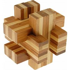 Bamboo Wood Puzzle - Cross Roads