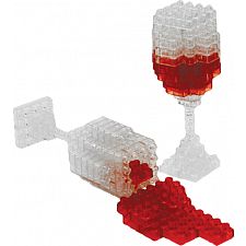 3D Pixel Puzzle - Wine