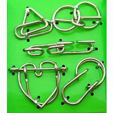 Hanayama Wire Puzzle Set - Green