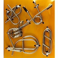 Hanayama Wire Puzzle Set - Yellow