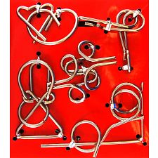 Hanayama Wire Puzzle Set - Red