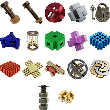 Group Set 402 - 36 Metal Puzzles (18 x 2)