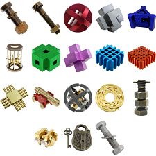 Group Set 402 - 36 Metal Puzzles (18 x 2)
