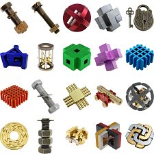 Group Set 402 - 40 Metal Puzzles (20 x 2)