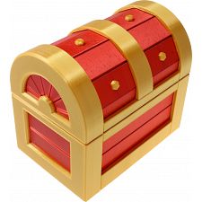 Treasure Chest Puzzle Box - Gold Design