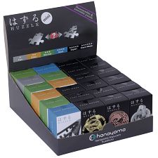Hanayama Mini Huzzle Display - Set of 24 Puzzles
