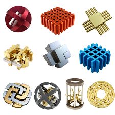 Group Set 402-2 (Level 8-10) - 20 Metal Puzzles (10 x 2)