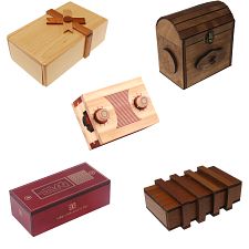 Group Set 403-1 (Level 5-7) - 10 Wood Puzzle Boxes (5 x 2)