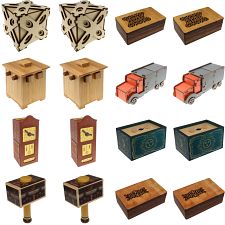 Group Set 403-2 (Level 8-10) - 16 Wood Puzzle Boxes (8 x 2)