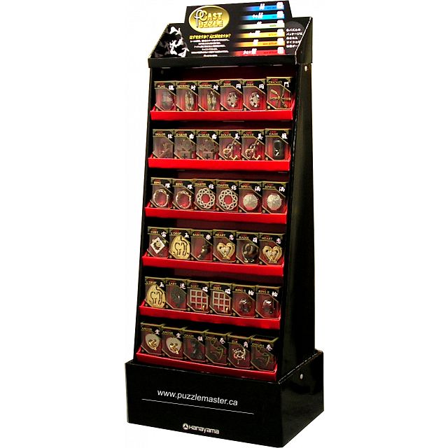 Hanayama Floor Stand ( 72 Puzzles + Display )